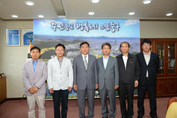 한국방송통신대학교 울산지역대학 37대 총학생회 신임회장단 내방