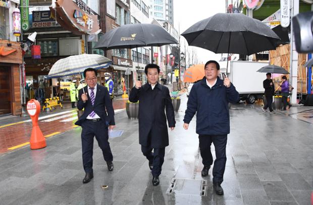 시계탑거리보행환경개선사업준공식