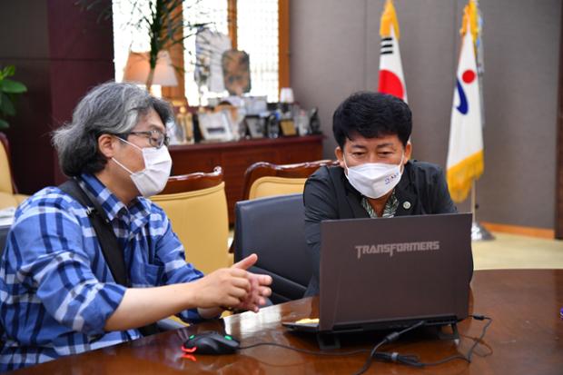 울산읍성 증강현실 시연