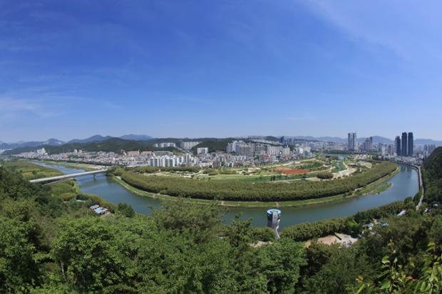 태화강국가정원 주변시가지 전경