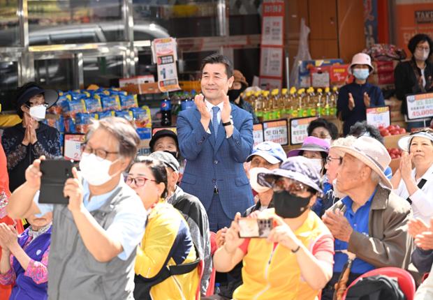 우정전통시장 동행 축제 격려방문