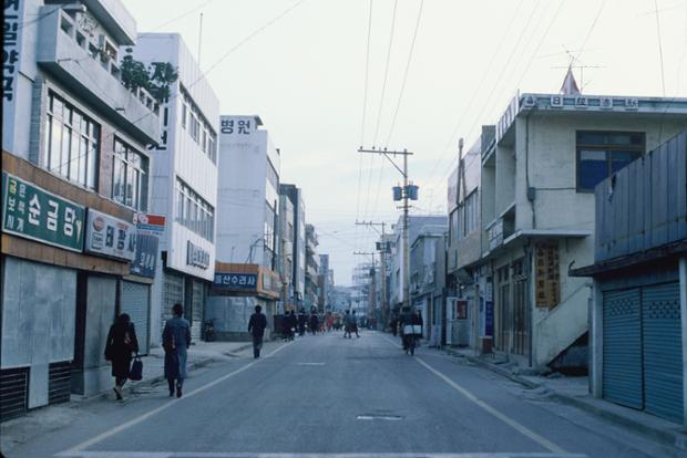 성남동 성심병원 주변 시가지전경