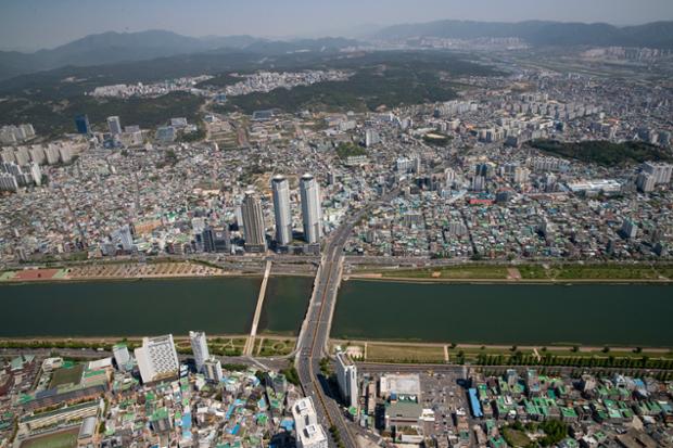 번영교 주변시가지전경