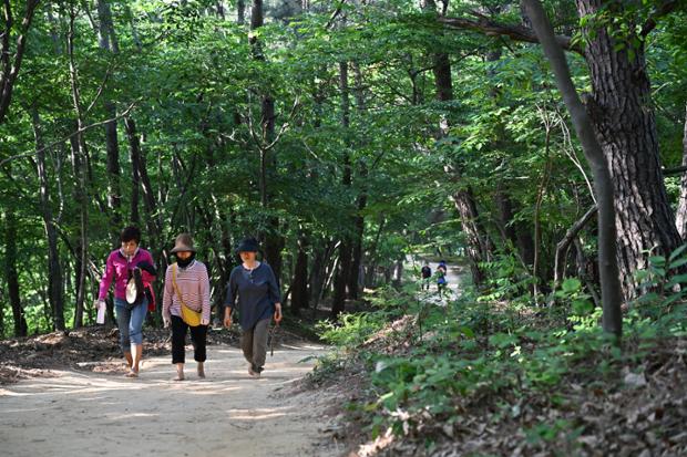 황방산 맨발걷기