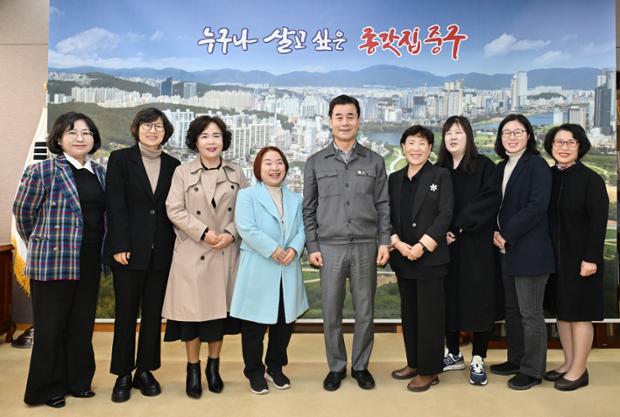 지역아동센터연합회 중구지회 내방